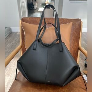 Like New Polene Cyme Black Tote